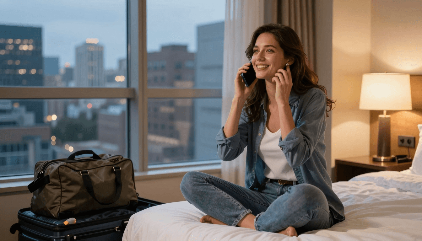 The Hotel Room Phone Call: How Travelers Use Mimicall to Feel Less Alone in New Places