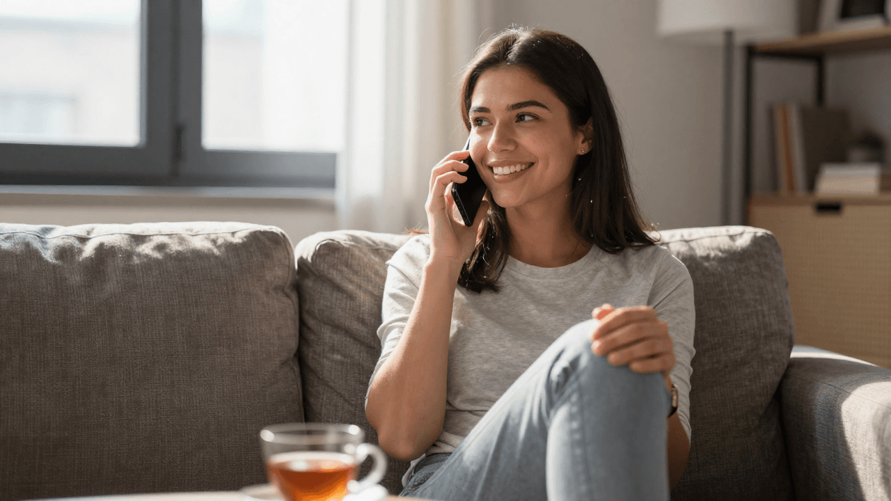 The First Call With a Match: Rehearsing the Jump From Dating App to Voice With Mimicall